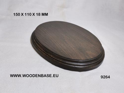 WOODEN BASE - 9264  OVAL